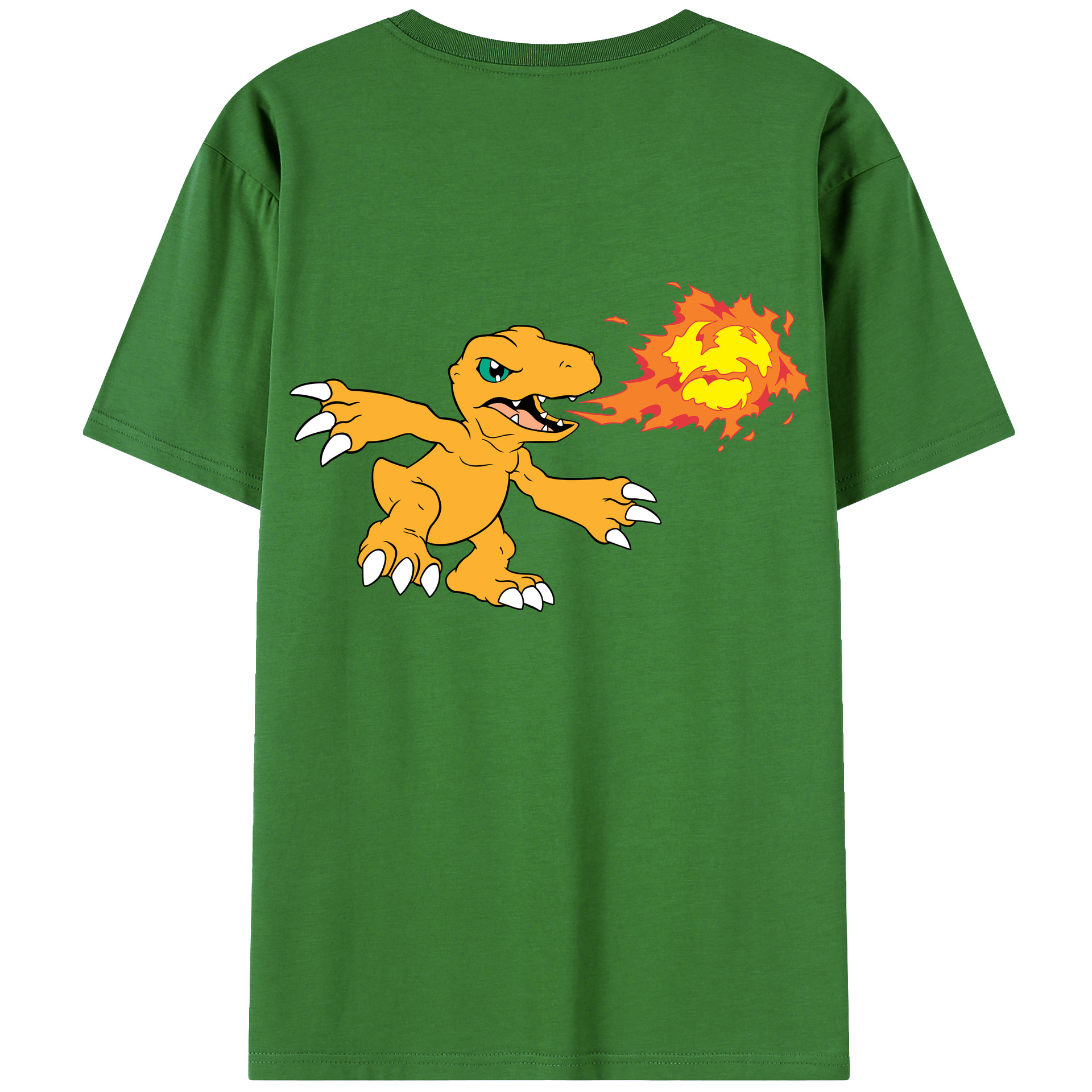 （画像用） Digimon デジタルモンスター/デジモン レディース半袖Tシャツ(バックプリント)